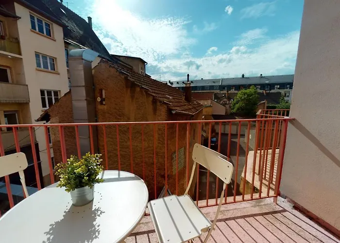 Apartment Des Bains Parking Hypercentre 6-8personnes Colmar
